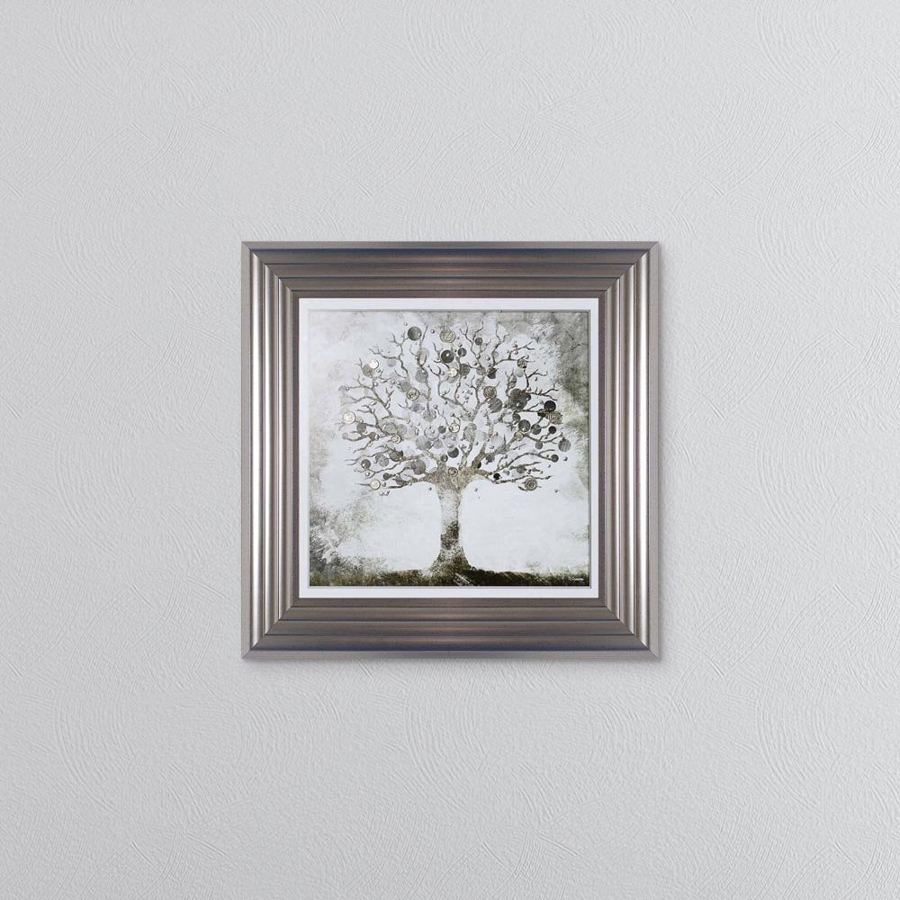 Copper Money Tree Framed Wall Art